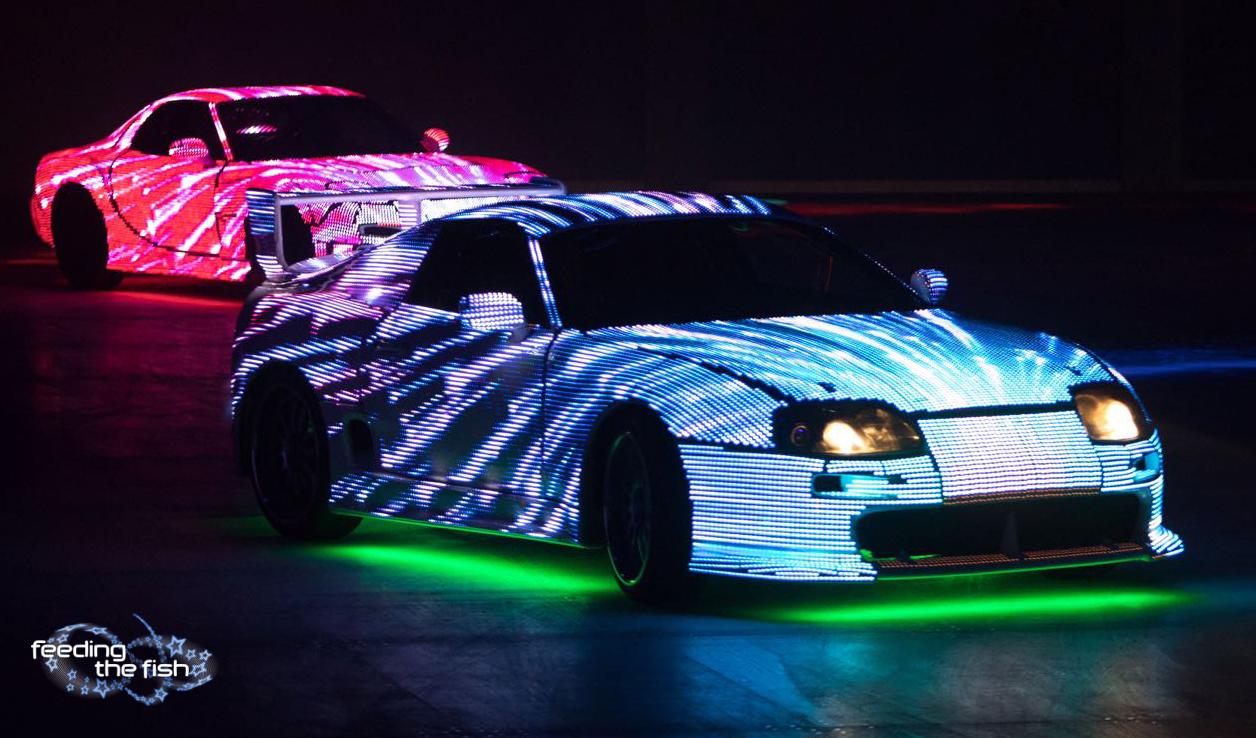 LED Cars from Global Village Dubai, Fast & Furious Live, Top Gear Live