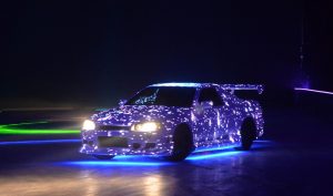 Nissan Skyline R34 with LEDs for Fast and Furious Live