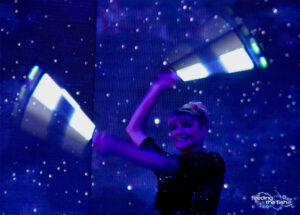 LED dancer PixelPoi show