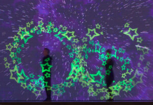 LED juggling show