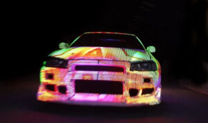 LED Skyline car